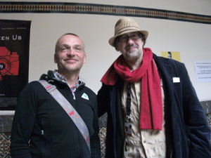 Guenter Jekubzik FIPRESCI Jury and Dan Mirvish American Filmmaker at Gijon Film Festival 2012